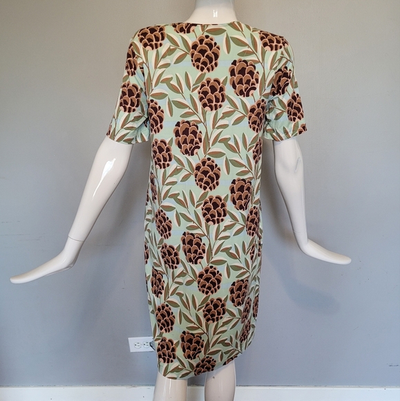 Zilch Amsterdam Pinecone Print Dress, VGUC, Size S - Picture 3 of 7